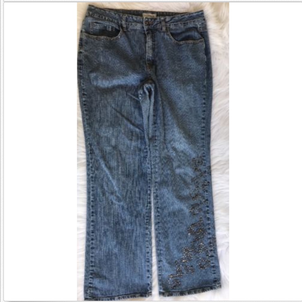 Coldwater Creek studded Jeans